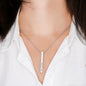 Personalized 3D Vertical Bar Necklace