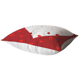 Personalized Red Heart Pillow