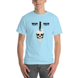 Personalized Halloween Skull Knife Short-Sleeve T-Shirt