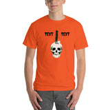 Personalized Halloween Skull Knife Short-Sleeve T-Shirt