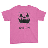 Personalized Halloween Youth Short Sleeve T-Shirt
