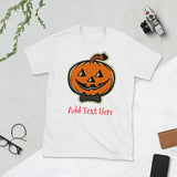 Halloween Customized Text Short-Sleeve Unisex T-Shirt