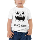 Personalized Halloween Toddler Short Sleeve Tee