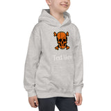 Personalized Halloween Skull Kids Hoodie