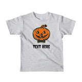Personalized Halloween Short sleeve kids t-shirt