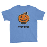 Personalized Halloween Youth Short Sleeve T-Shirt