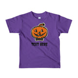 Personalized Halloween Short sleeve kids t-shirt