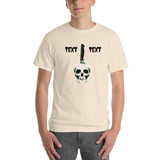 Personalized Halloween Skull Knife Short-Sleeve T-Shirt