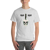 Personalized Halloween Skull Knife Short-Sleeve T-Shirt