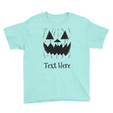 Personalized Halloween Youth Short Sleeve T-Shirt