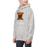 Personalized Halloween Skull Kids Hoodie