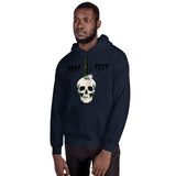 Personalized Halloween Skull Knife Hooded Sweatshirt