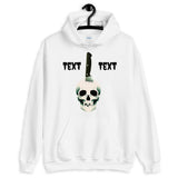 Personalized Halloween Skull Knife Hooded Sweatshirt