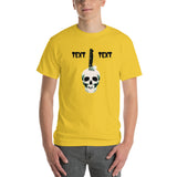 Personalized Halloween Skull Knife Short-Sleeve T-Shirt