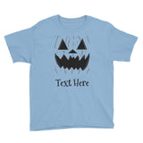Personalized Halloween Youth Short Sleeve T-Shirt