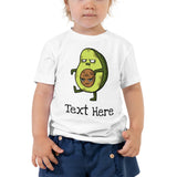 Personalized Halloween Avocado Toddler Short Sleeve Tee