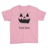 Personalized Halloween Youth Short Sleeve T-Shirt