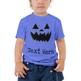 Personalized Halloween Toddler Short Sleeve Tee