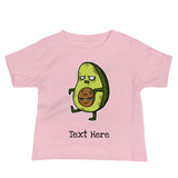 Personalized Halloween Avocado Baby Jersey Short Sleeve Tee