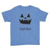 Personalized Halloween Youth Short Sleeve T-Shirt