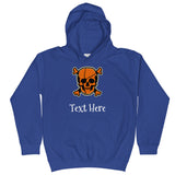 Personalized Halloween Skull Kids Hoodie
