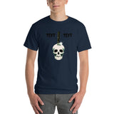 Personalized Halloween Skull Knife Short-Sleeve T-Shirt