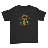 Personalized Halloween Witch Youth Short Sleeve T-Shirt