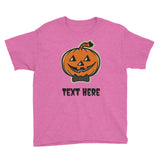 Personalized Halloween Youth Short Sleeve T-Shirt