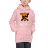 Personalized Halloween Skull Kids Hoodie