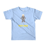 Personalized Halloween Skeleton Short sleeve kids t-shirt