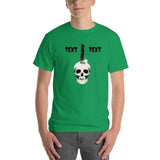 Personalized Halloween Skull Knife Short-Sleeve T-Shirt