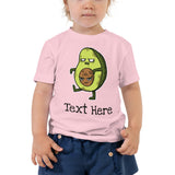 Personalized Halloween Avocado Toddler Short Sleeve Tee