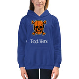 Personalized Halloween Skull Kids Hoodie