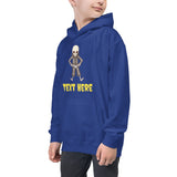 Personalized Halloween Skeleton Kids Hoodie