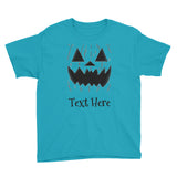 Personalized Halloween Youth Short Sleeve T-Shirt