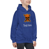 Personalized Halloween Skull Kids Hoodie