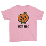 Personalized Halloween Youth Short Sleeve T-Shirt