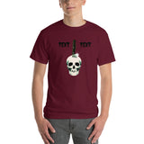 Personalized Halloween Skull Knife Short-Sleeve T-Shirt