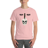 Personalized Halloween Skull Knife Short-Sleeve T-Shirt