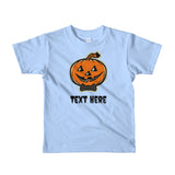 Personalized Halloween Short sleeve kids t-shirt