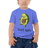 Personalized Halloween Avocado Toddler Short Sleeve Tee