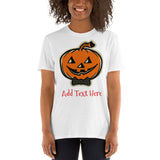 Halloween Customized Text Short-Sleeve Unisex T-Shirt