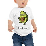 Personalized Halloween Avocado Baby Jersey Short Sleeve Tee