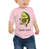 Personalized Halloween Avocado Baby Jersey Short Sleeve Tee