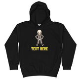 Personalized Halloween Skeleton Kids Hoodie