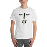 Personalized Halloween Skull Knife Short-Sleeve T-Shirt