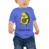Personalized Halloween Avocado Baby Jersey Short Sleeve Tee