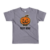 Personalized Halloween Short sleeve kids t-shirt