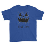 Personalized Halloween Youth Short Sleeve T-Shirt